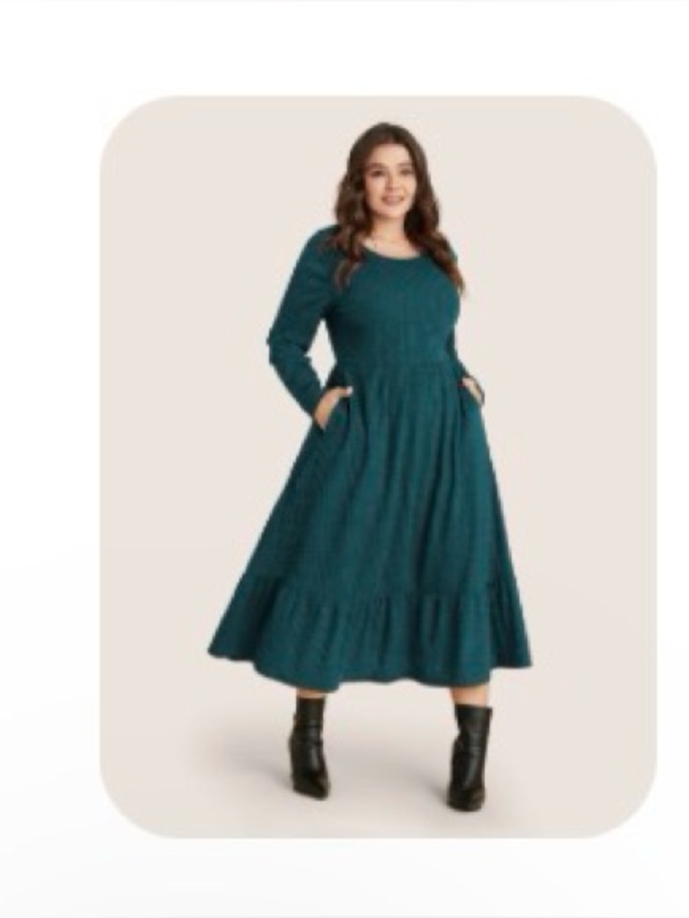 BloomChic Teal Tiered Maxi Dress NWT